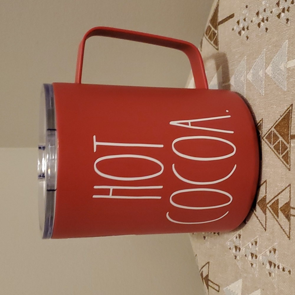 Rae Dunn Insulated Stainless Steel Christmas Mug Hot Cocoa